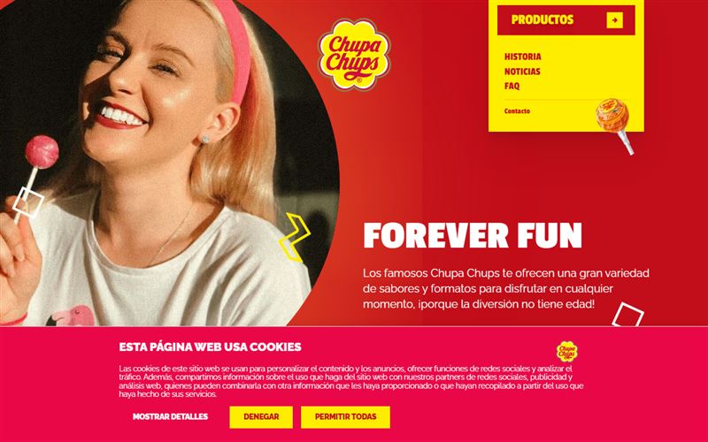 Chupa Chups website