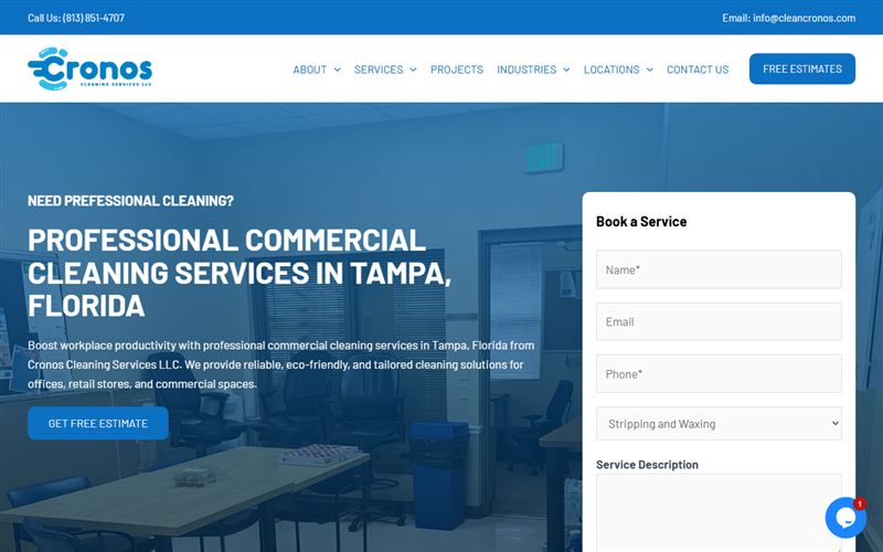 Clean Cronos website